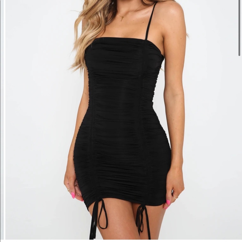 Tiger Mist Black Bodycon Mini Dress- Zion Dress - Picture 4 of 11